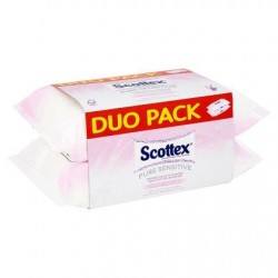Scottex Papier Toilette humide sans parfum 2 x 42