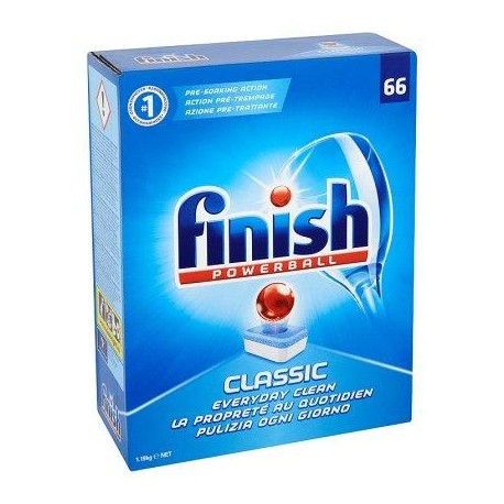 FINISH Powerball Classic citron  66 tabs *Cuisine *Pastilles *Parfum: citron