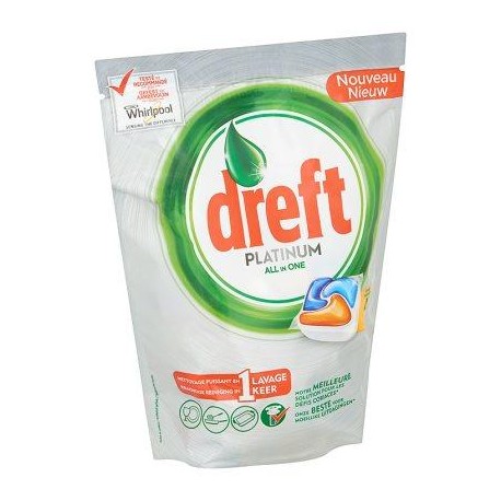 DREFT Platinum All in 1 Orange  40 tabs *Cuisine *Tablettes *Très puissant, parfum orange