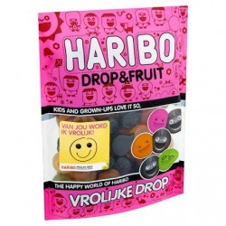 Haribo Vrolijke Drop Drop & Fruit 230 g