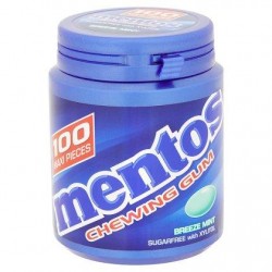 Mentos Chewing Gum Breeze Mint 100 Maxi Pièces 150 g