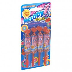 Chupa Chups Melody Pops Strawberry Flavour Lollipops 4 x 15 g
